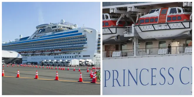 The passengers were on board the Princess Diamond cruise ship