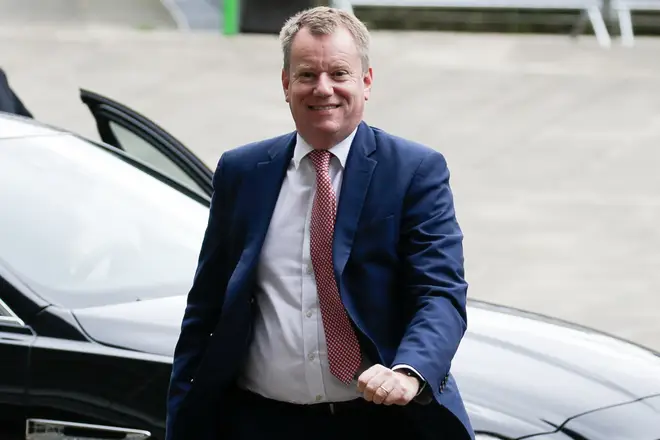 British Brexit negotiator David Frost arrives for a meeting with British ambassador to the EU on October 8, 2019 in Brussels