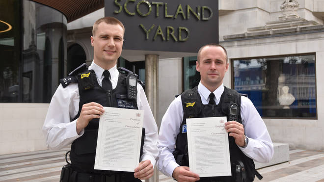 PCs Anckorn and Mellis were praised for their actions
