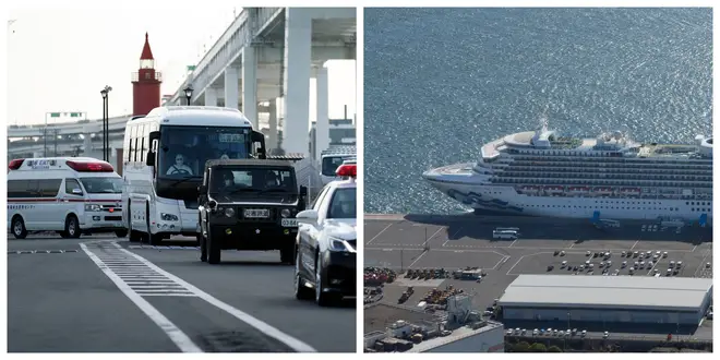 Passengers are being removed from the coronavirus-hit Diamond Princess cruise ship