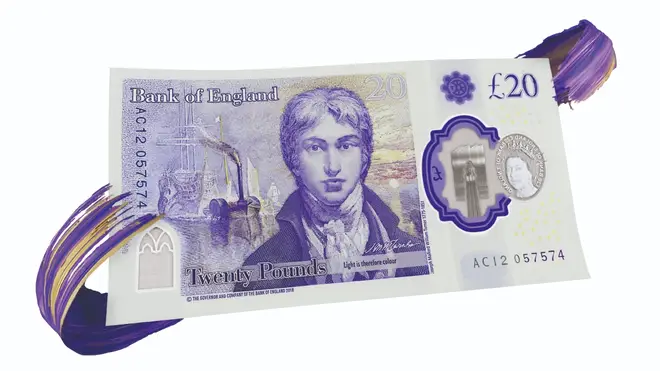 The new £20 note enters circulation from Thursday