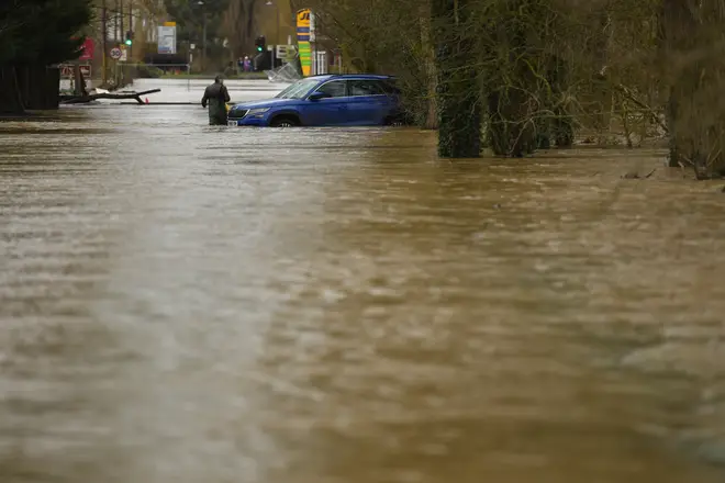 A month's worth of rain is set to hit the UK today, forecasters understand