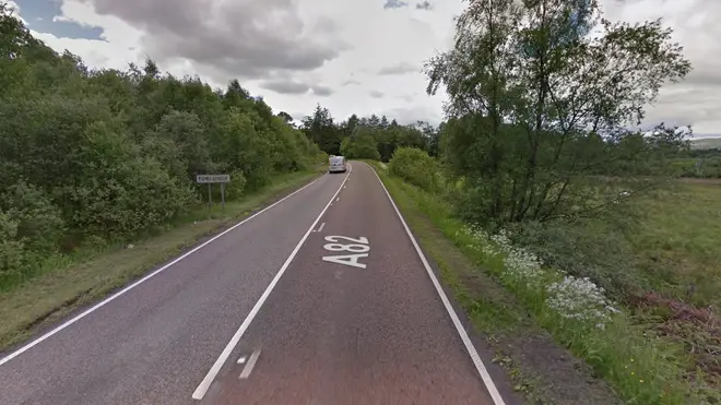 The crash took place on the A82 near Torlundy