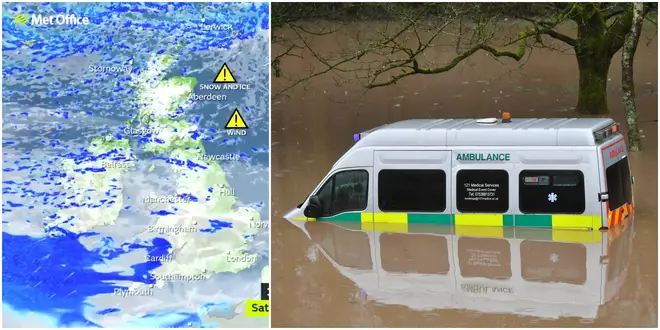 More wind and rain is expected to bring further flooding to the UK this weekend