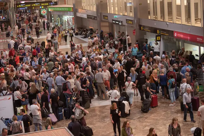 The airports on the Canary Islands have been closed