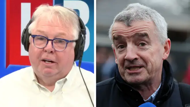 Nick Ferrari insisted Michael O'Leary's comments were not racist