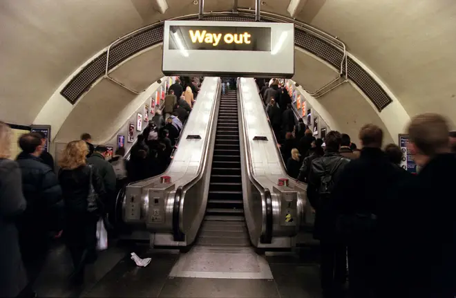 The incident happened at Euston underground station