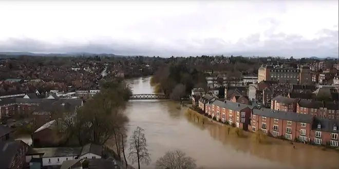 The river is heading towards its highest levels in 20 years