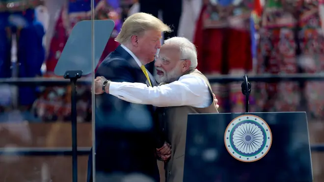 President Trump and India's Prime Minister Narendra Modi