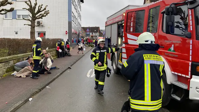 The city fire inspector and several firefighters were already at the scene attending the carnival