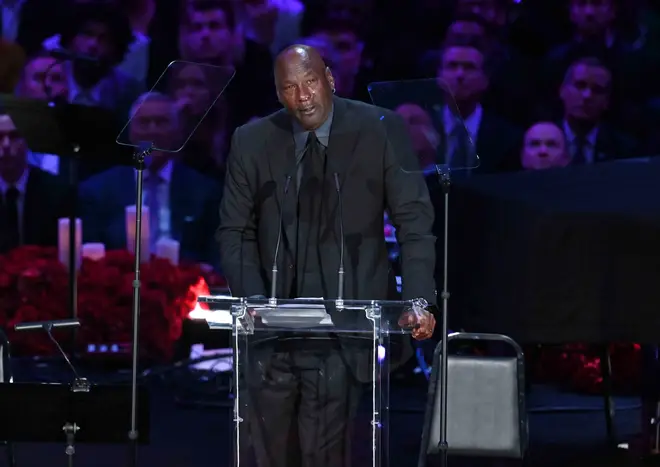 Basketball legend Michael Jordan also paid tribute