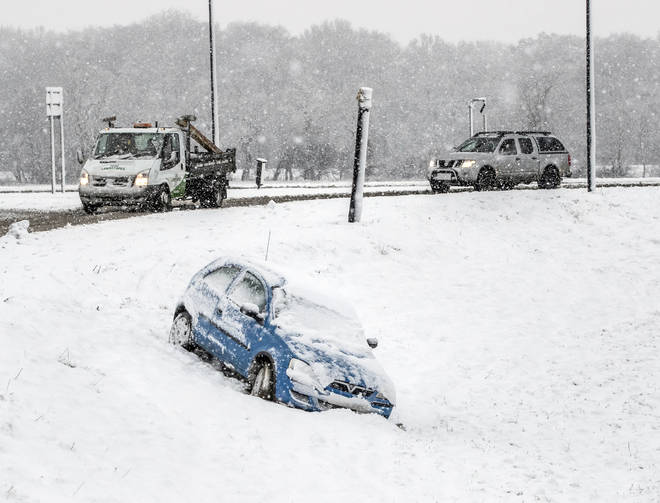 The Met Office is warning for snow and ice in some areas