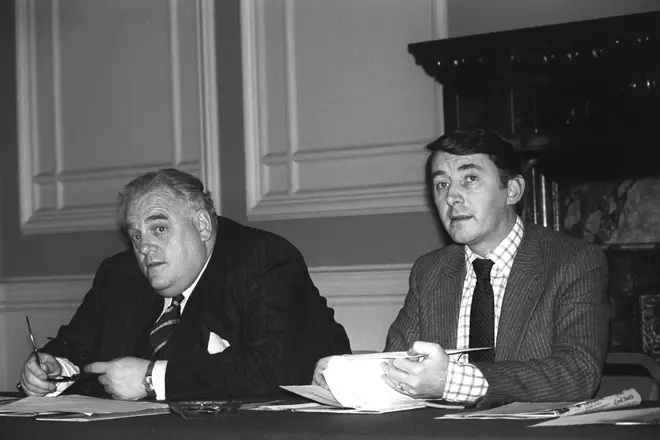 Cyril Smith (left) with Lord Steel who failed to report allegations, according to the report