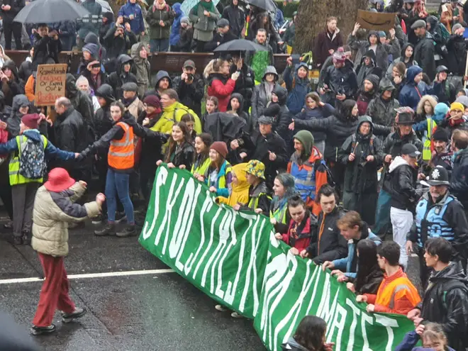 Thousands turned out to the Bristol school strike