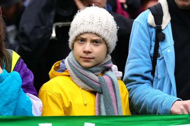 Thunberg spoke at a rally in Bristol on Friday