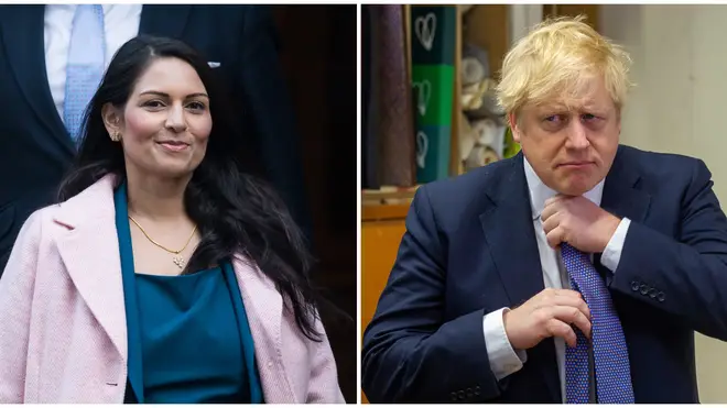 Boris Johnson has stood by Priti Patel amid allegations she bullied a senior civil servant
