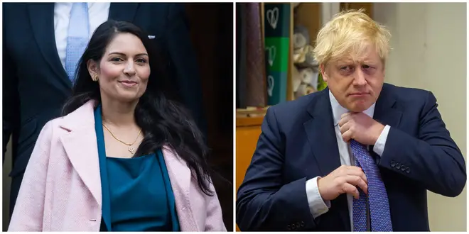 Boris Johnson has stood by Priti Patel amid allegations she bullied a senior civil servant