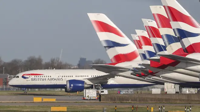 British Airways said it had seen a "reduced demand" due to the coronavirus outbreak