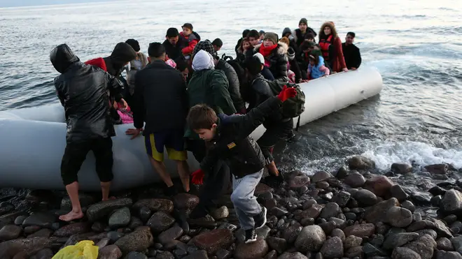 A four-year-old boy has died off the Greek coast after a dinghy carrying migrants capsized