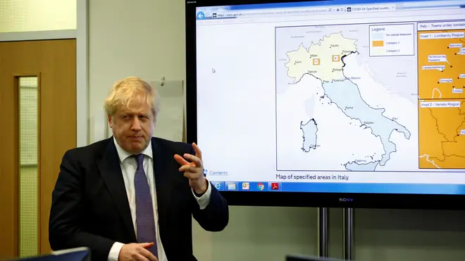 Mr Johnson will fully set out his coronavirus action plan on Tuesday