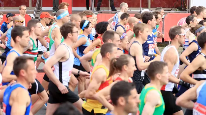 File photo: Health Secretary Matt Hancock has said it is "far too early" to cancel or restrict participation in the London Marathon