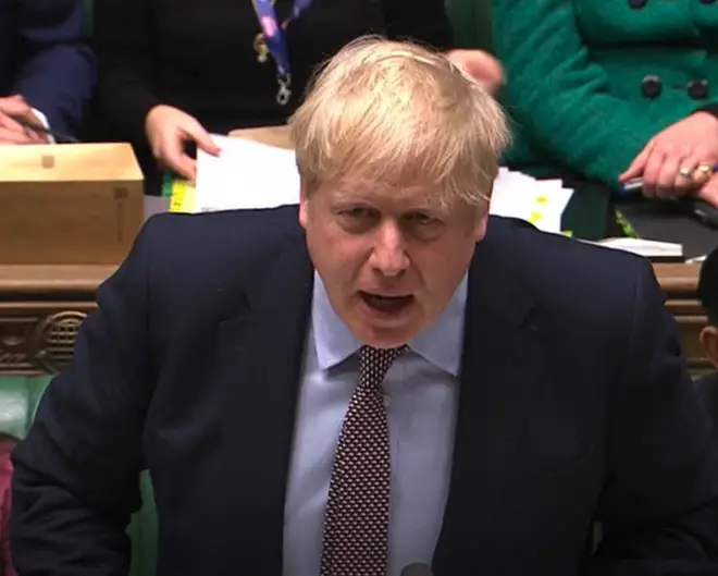 Boris Johnson announced the government&squot;s coronavirus "battle plan".