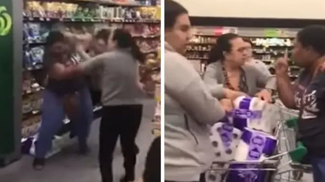 A fight broke out over toilet roll in Australia