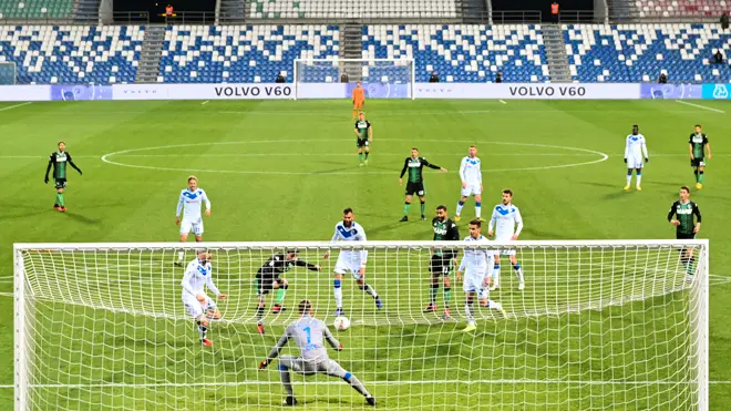 Seria A game between Sassuolo and Brescia was played behind closed doors