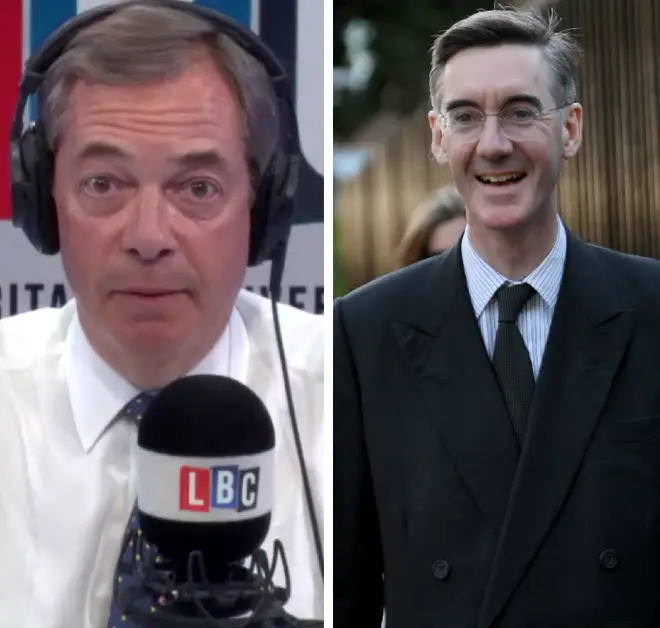 Jacob Rees-Mogg spoke to Nigel Farage on Wednesday