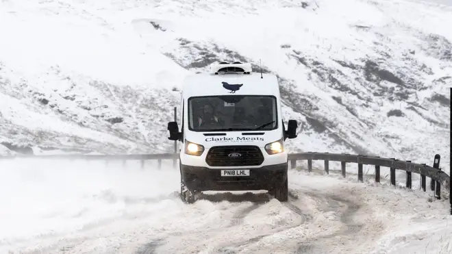 Forecasters have predicted up to 2cm of snow in some parts of the country