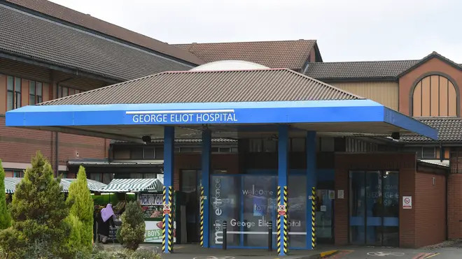 A patient died at the George Eliot Hospital NHS Trust in Warwickshire