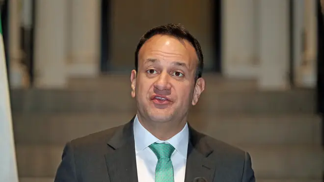Leo Varadkar announced the stricter measures in a conference from Washington