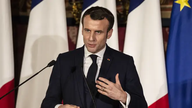 President Emmanuel Macron has announced schools will close