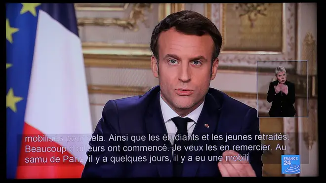 President Emmanuel Macron has announced all schools will close