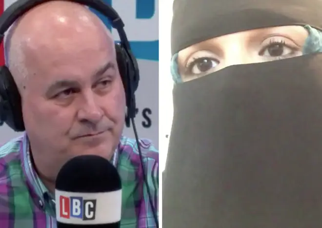Iain Dale discussing the burka
