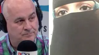 Iain Dale discussing the burka