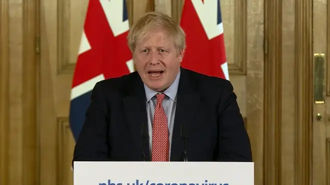 Boris Johnson delivers the update on the UK's response to coronavirus