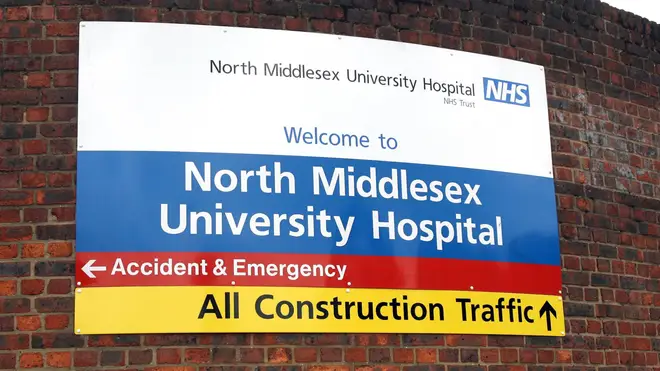 The pair tested positive at North Middlesex Hospital