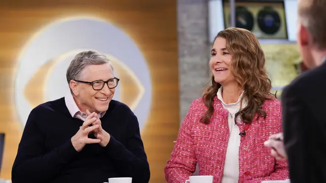 Mr Gates (L) is planning to dedicate more time to his foundation along with his wife Melinda (R)