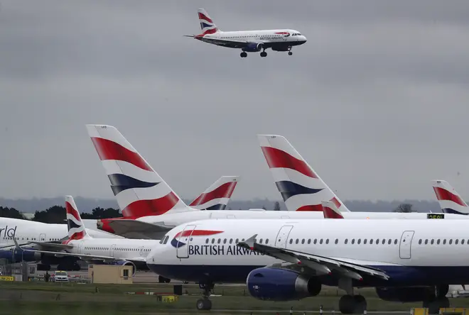 British Airways is also reducing its flight capacity