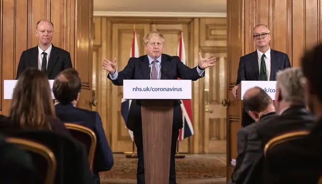 Boris Johnson is hosting a now daily coronavirus public briefing
