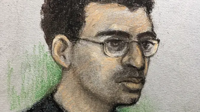 Hashem Abedi, younger brother of the Manchester Arena bomber, in the dock at the Old Bailey