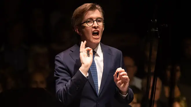Gareth Malone conducts the Bournemouth Symphony Orchestra at Classic FM Live at London's Royal Albert Hall