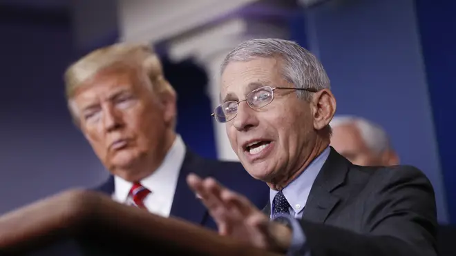Dr Antony Fauci has repeatedly fact-checked Donald Trump's claims