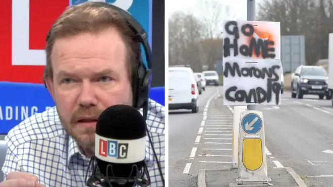 James O'Brien convinced one key worker to obey social distancing guidelines