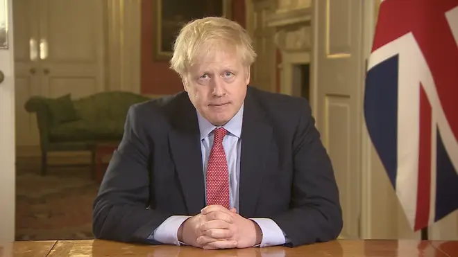 Mr Johnson made the announcement in a televised address to the country