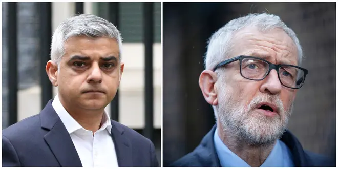 Jeremy Corbyn and Sadiq Khan have both said they welcome the UK lockdwon
