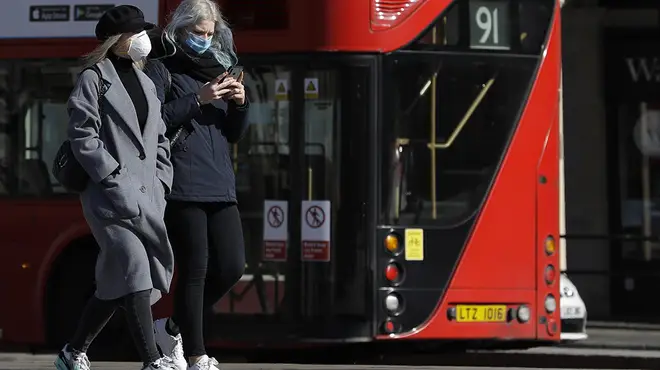 Buses are still running but only for key essential workers