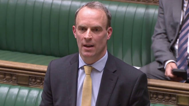 Dominic Raab addressed Mr and Mrs Watts' situation in the Commons on Tuesday