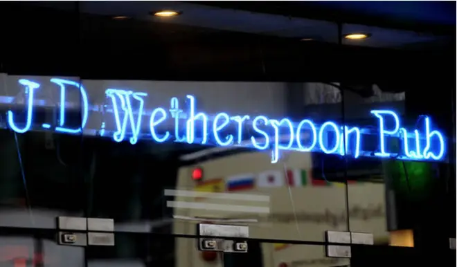 Wetherspoons employs more than 40,000 people in the UK